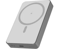 Sinox PRO belaidė išorinė baterija 10000 mAh. Pilka.
