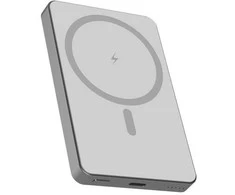 Sinox PRO belaidis išorinis akumuliatorius, 5000 mAh. Pilkas.