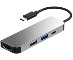 Sinox PRO USB C šakotuvas. 0,15 m. Aliuminis.