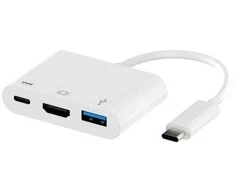 Sinox PRO USB C šakotuvas. 0,15 m. Baltas