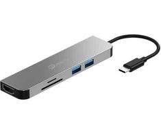 Sinox PRO USB C šakotuvas. Aliuminis.