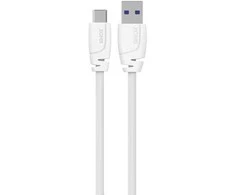 Sinox Beslag „Sinox PRO“ USB C–USB A kabelis. 2 m. Baltas.