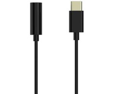 Sinox Beslag Sinox SXI04360, 3,5 mm, Lizdas, USB C tipo, Kištukas, 0,15 m, Juodas