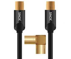 Sinox SHD antenos kabelis. 3 m. Juoda