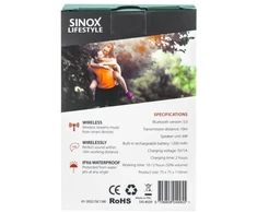 Sinox Sonitus Rock garsiakalbis. Juodas