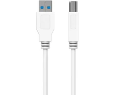 Sinox USB 3.0 laidas. 2 m. Balta