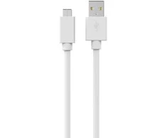 Sinox USB A–USB C laidas. 1 m. Baltas.