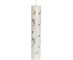 „Kalėdinė dekoracija English Tea Shop Sille Calendar candle, Balta“