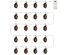Dekoracja świąteczna Sirius Sirius Molly Cone, 20LED, Gold+25cm