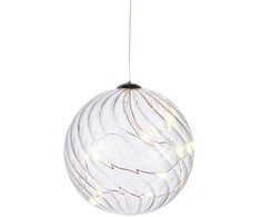 Dekoracja świąteczna Philips Sirius Home Wave Ball, Light decoration figure, Transparent, Glass, 16 lamp(s), LED, Geltona