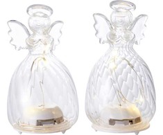 Kalėdinė dekoracija Philips Sirius Home Wave, šviesos dekoratyvinė figūrėlė, permatoma, 3 lemputės, LED, baterija, CR2032