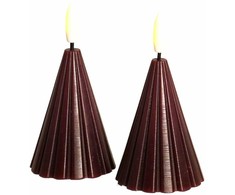 Dekoracja świąteczna Sirius Sirius Laura Tree, 2 pcs. Ø5,7x8cm, Bordo