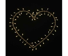 Kalėdinė dekoracija Sirius Sirius Liva Cluster heart, 60LED