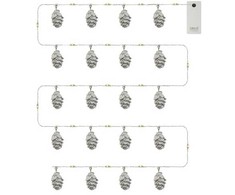 Lampki choinkowe Sirius Molly Cone snow, 20LED, 2M+30 cm