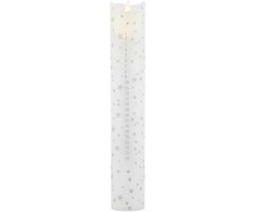 Sirius Sirius Sara Calendercandle Ø4,8xH29cm, Romantic Sidabrinis
