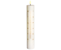 Dekoracja świąteczna Sirius Sille Calendercandle Ø4,8xH28,9cm, Special Edition 2024