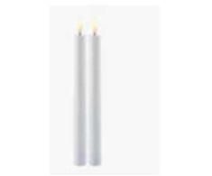 Sirius Sirius Sille DinnerCandle Rechargeable 2-pk baltas Ø2xH35cm
