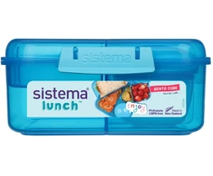 Sistema 1,25 l „Bento Cube“ pietų dėžutė mėlyna