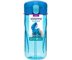 Sistema 520 ml tritano greitai atidaromas butelis, mėlynas