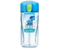 Sistema 520 ml tritano greitai atidaromas butelis, mėlynas