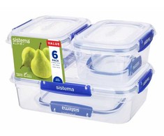 Sistema – 6 vnt. „Klip It Plus“ būtiniausių prekių pakuotė