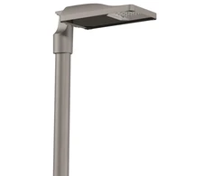 SITECO gatvės šviestuvas 31 Micro šviesos paskirstymas/optika tipas 52 šviesos srautas 4.780 lm CRI =70, 4000K Mastetop Ø60 Pilka/Juoda (įsk. jungę 60/48/42)