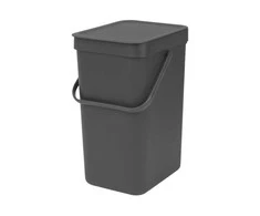 Šiukšliadėžė, Brabantia „Sorti &amp; Go“, pilka, plastikinė