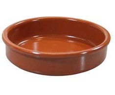 Terakotinė lėkštė Regas Ø115x30 mm rustiška raudona/ruda, 1 vnt