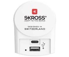 Skross 1.302423, Vidinis, AC, 5 V, Baltas