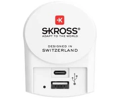 Skross 1.302423, Vidinis, AC, 5 V, Baltas