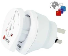 SKROSS Combo Country Adapteris World Australia/China (10A) kelioninis adapteris 1500210-E