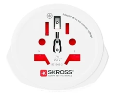 Adapteris UK kištukas – universalus lizdas 230V 7A SKROSS