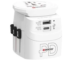 Skross Pro Light USB AC30PD pasaulis