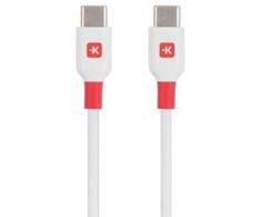 Skross SKCA0019C-C120CN, 1,2 m, USB-C, USB-C, USB 2.0, Balta