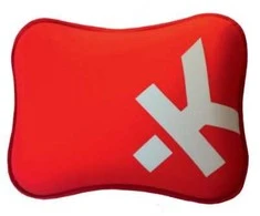 Skross Kelioninė pagalvė, Raudona, Suaugusiesiems, Unisex, Poliuretanas, Medvilnė/Poliesteris, Autobusui, Automobiliui, Lėktuvui