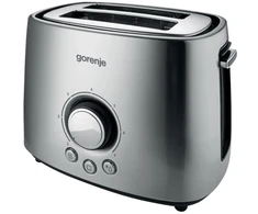 Skrudintuvas Gorenje T1000E, 2 slice(s), Nerūdijantis plienas, Plastic, Metal, Mygtukai, Rotary, 1000 W, 1 m