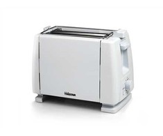 Skrudintuvas Tristar BR-1009 Baltas, Metalinis, 750 W, Angų skaičius 2, Galios lygių skaičius 6, Bandelių šildytuvas komplekte