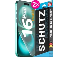 Smart Engineered SE0-F0102-0524-24-M, Apple, iPhone 16 Plus, atsparus smūgiams, atsparus įbrėžimams, atsparus smūgiams, permatomas, 2 vnt.