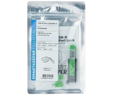 Smart Keeper Smartkeeper BL04PKGY, prievadų blokavimo priemonė su raktu, USB Type-B, žalia, plastikas, 1 vnt., polietileno maišelis