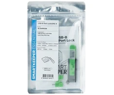 Smart Keeper Smartkeeper BL04PKGY, prievadų blokavimo priemonė su raktu, USB Type-B, žalia, plastikas, 1 vnt., polietileno maišelis
