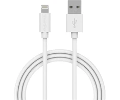 SMARTLINE Įkrovimo kabelis USB-A/Lightning baltas 100 cm