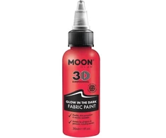 Smiffys Raudonai švytintys audinio dažai, 30 ml