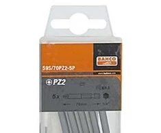Grąžtas Bahco 1/4" antgalis PZ2 70 mm - 1/4" šešiakampis DIN 3126 ir ISO 1173, C 6.3 tipas