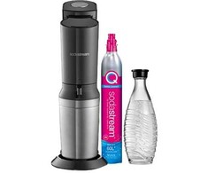 SodaStream CRYSTAL 3.0, Nerūdijantis plienas, Juodas, 0.7 L, 2 year(s)