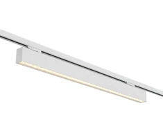 Solar Plus „Actor G2 Track DP Baltas DALI CLO“, 3000K/4000K, 2300–2460 lm, 75° šviesos sklaida, 2 vnt. 3 fazių adapteriai, L100 100 000 val. Ta 25 °C