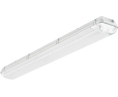 Solar Plus „Alhama Empty“ 2 vamzdelių šviestuvas, paruoštas 600 mm LED vamzdeliams, polikarbonato pagrindas/ekranas, plastikinis laikiklis. Be vidinių laidų išvedimo.