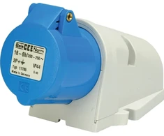 Solar Plus Bals Fiksuotas lizdas 16A 3P 230V IP44 (11765)