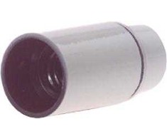 Solar Plus Lizdas E14 10 mm sriegis baltas