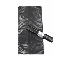 Solar Plus Juodo perdirbto plastiko LDPE šiukšlių maišai, 55 my, 110 l, 70 x 110 cm