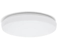 Solar Plus MAC G2 lubinis šviestuvas ø280x80mm. 12W, 920lm/1020lm/1020lm. 3000K/3500K/4000K, IP44. Opalas, baltas